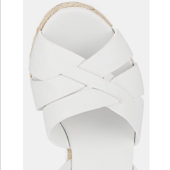 PRADA Woven Leather Platform Espadrilles - Picture 4 of 7